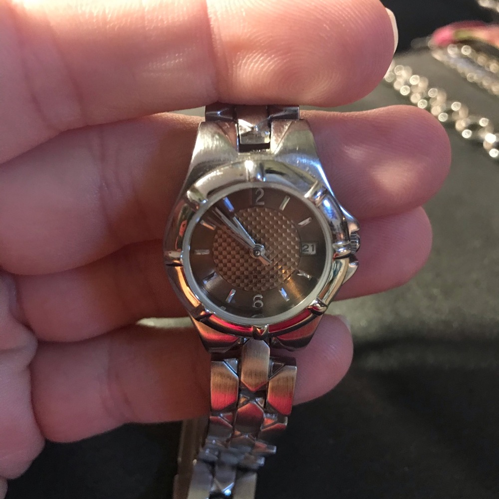 Silver watch